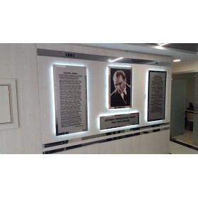 Atatürk Köşesi Paslanmaz 300 cm
