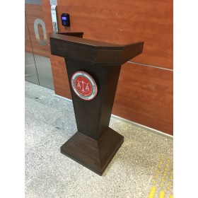 KONUŞMA KÜRSÜSÜ CEVİZ KAPLAMA