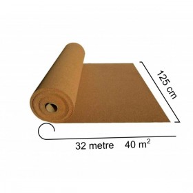 2mm Rulo Mantar 125x3200 cm 40 m²